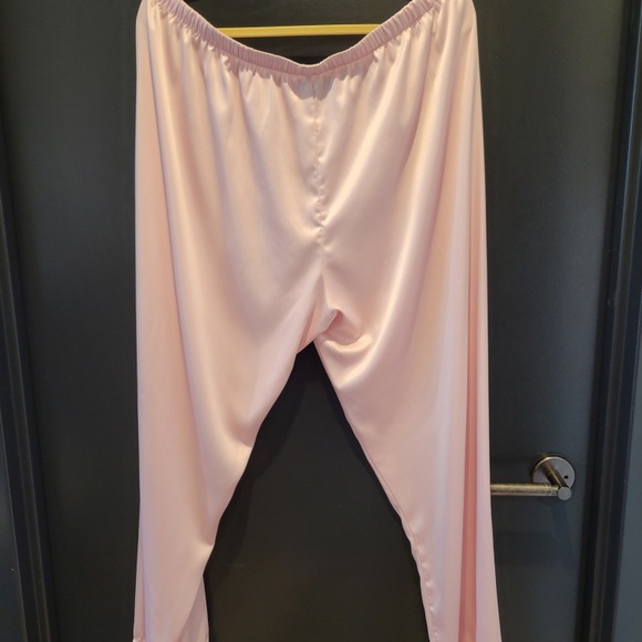 2 Piece Pink Satin PJ Set - Picture 4 of 6